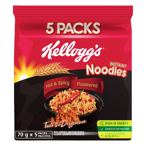 Hot Spicy Flavoured Instant Noodles Kellogg S ZA