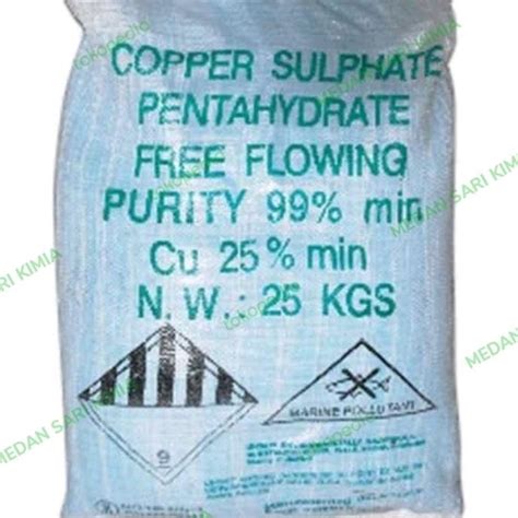 Jual Open Ds Copper Sulfate 25kg Terusi 25kg Shopee Indonesia