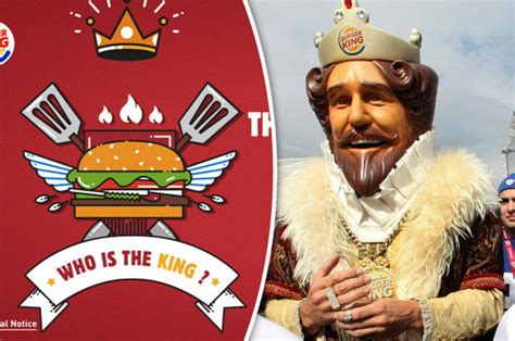 King Philip Flames Burger King For Offensive Advert Daily Star