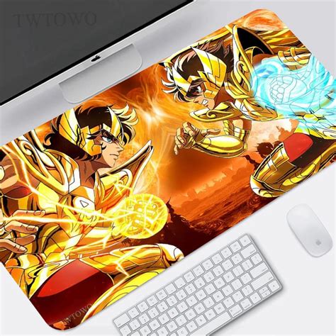 Anime Saint Seiya Mouse Pad Gamer Xl New Mousepad Xxl Desk Mats Carpet