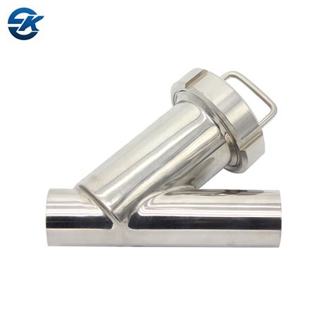 Stainless Steel Ss Sanitary Industrial Dairy Filter Y Type Strainer