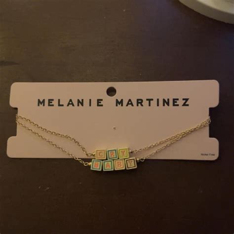 Melanie Martinez Crybaby Block Necklace Shop Is Depop