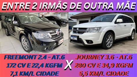 Entre 2 Carros Fiat Freemont Precision X Dodge Jouney Rt Awd Iguais Mais Diferentes Youtube