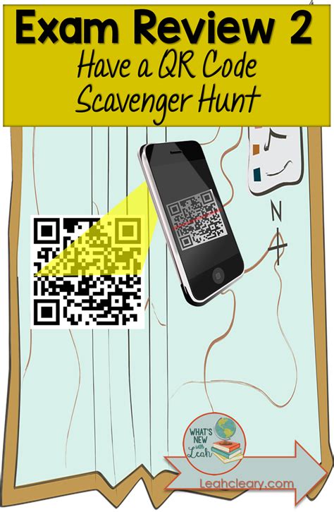 Review For Exams With A Qr Code Scavenger Hunt Leah Cleary