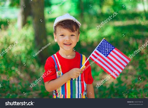 Smiling Boy Child Bright Clothes White Stock Photo 1943770618