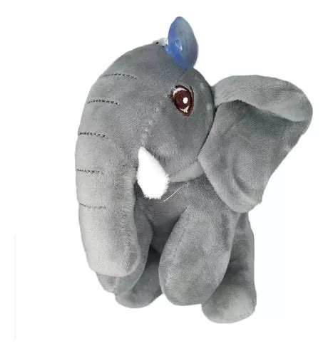 Peluche Elefante Gris Con Chupón Juguete Adorable Esponjoso MercadoLibre