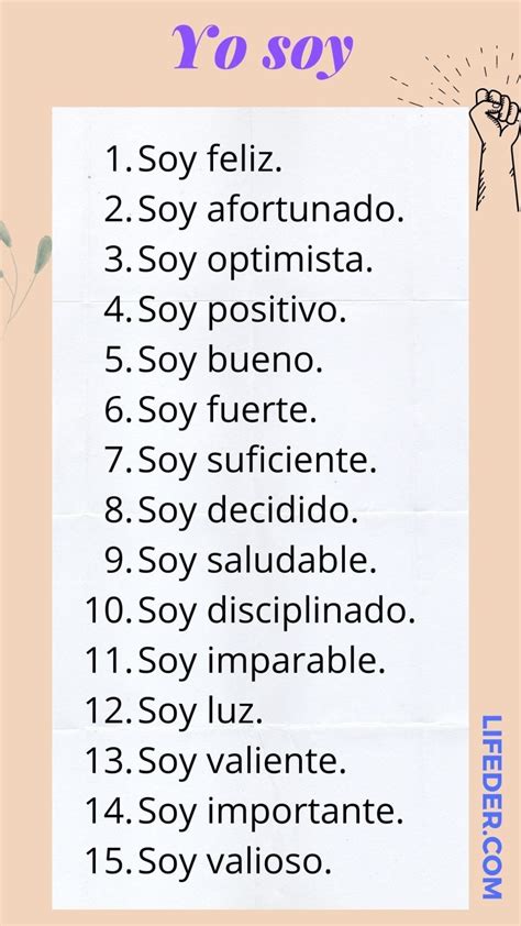 Afirmaciones Positivas Para Tener Felicidad Positive Phrases