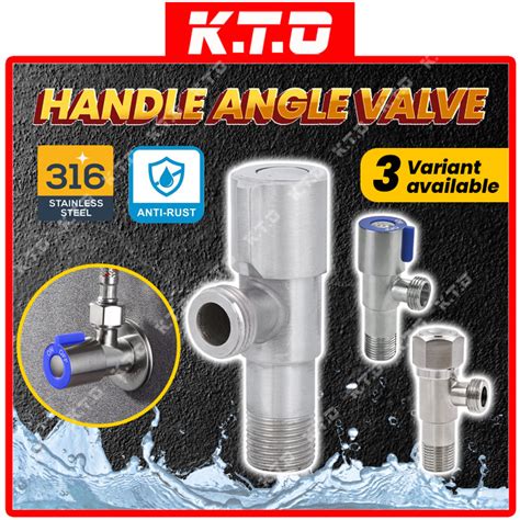 Sus Stainless Steel Quarter Turn Angle Valve Connection Inch One