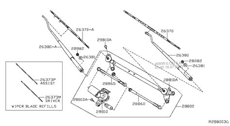 Windshield Wiper Nissan Titan