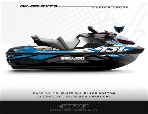 Sea Doo 2018 Up Gen 3 Gtx Wake Pro 230 Rxt 230 And Rxt X 300 Graphics Kit Ob Design Ipd Jet