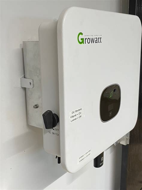 Hybridinverter Kw Growatt Mod Ktl Xh Bp Solceller Till L Ga