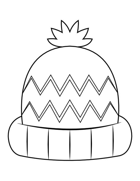 Cap Coloring Page