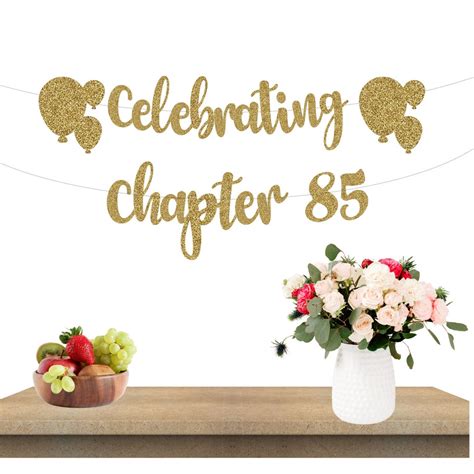 85th Birthday Banner 85th Birthday Decorations 85th Birthday Party