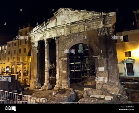 The Porticus Octaviae Portico Of Octavia Italian Portico Di Ottavia