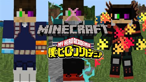 Amazing Boku No Hero Wg Mod Quirks Suits Animations Minecraft My Hero Academia Mod