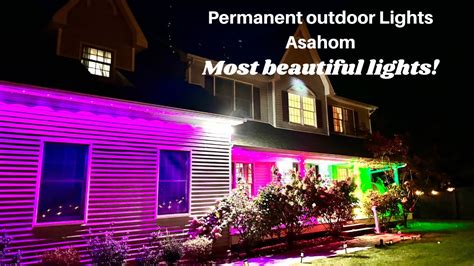 PERMANENT OUTDOOR LIGHTINGS Christmas Lights Installation ASAHOM