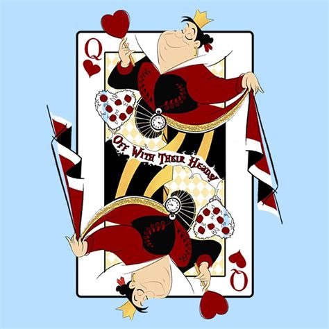 Amazon Mens Alice In Wonderland Queen Of Hearts Playing Card