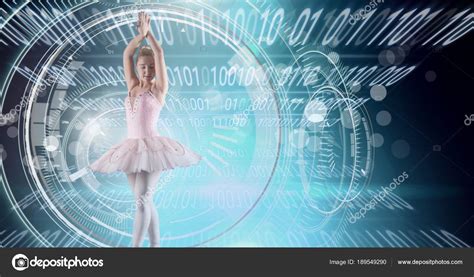 Digital Composite Ballet Dancer Dancing Digital Technology Interface