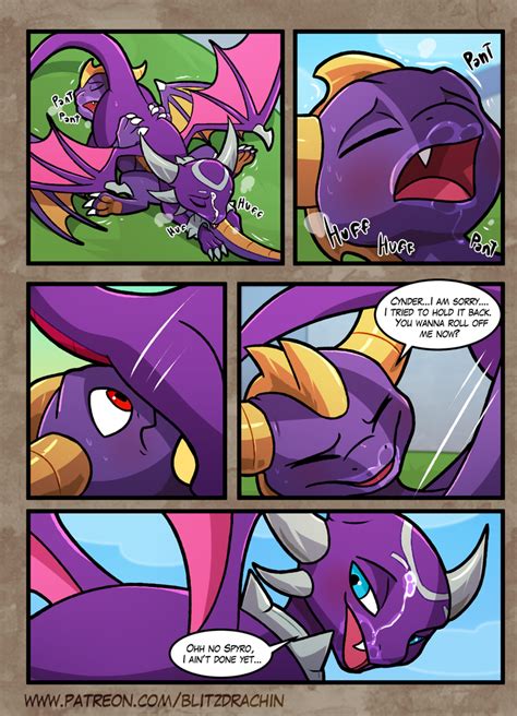 Rule 34 69 Position A Friend In Need Blitzdrachin Comic Cynder Dragon