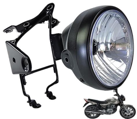 Farol Suporte Aranha Cg Titan Fan De Ate Sportive