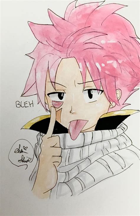 Bleh.. Natsu drawing by me : fairytail