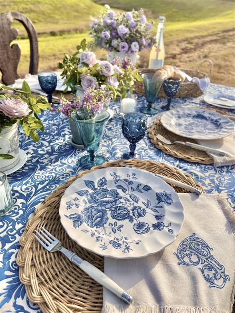 Provence Inspired Tablescape French Themed Table Setting Ideas