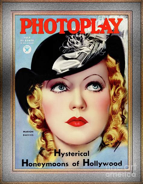 Marion Davies Photoplay Magazine By Earl Christy Remastered Retro Art Xzendor7 Reproductions