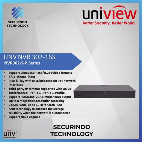 Jual Uniview Nvr S Channel Hdd Nvr Jakarta Barat