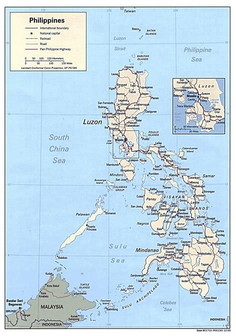 Political Map Of Philippines Philippines Political Map With Printable