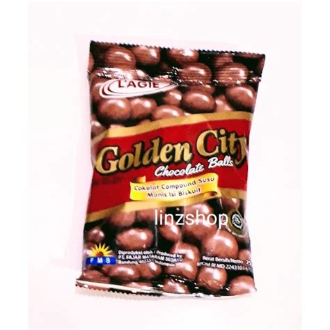 Jual Bola Coklat Biskuit Lagie Coklat Biskuit Golden City Kemasan 75