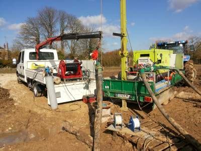 Chantier de développement de forage Traitement Hydropuls