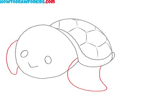 How to Draw a Sea Turtle - Easy Drawing Tutorial For Kids