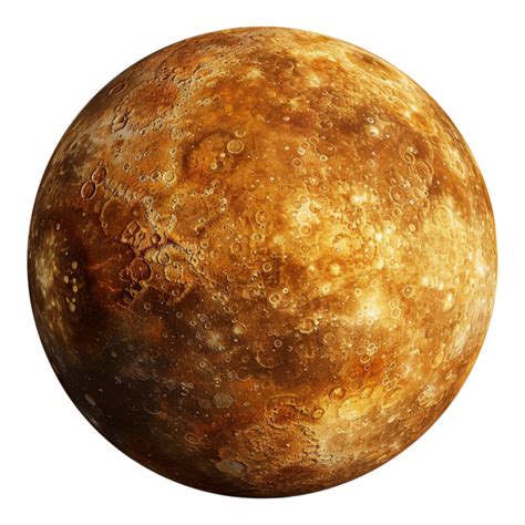 Mercury Planet On Transparent Backdrop 48412697 Png