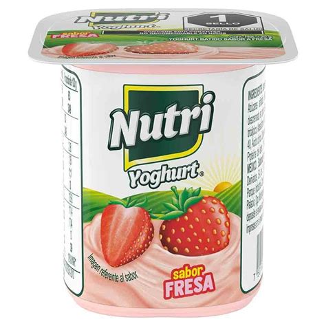 Yoghurt Batido Nutri Fresa G Walmart