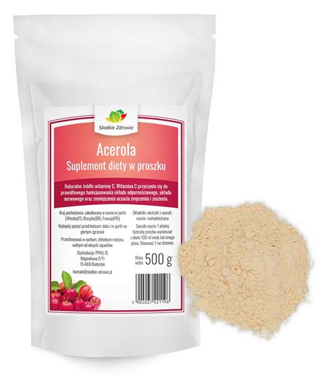 Acerola W Proszku Naturalna Witamna C G Allegro Pl