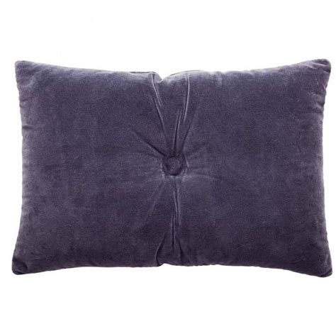 Navy Velvet Button Cushion Velvet Interiors Luxury Cushions Navy Velvet