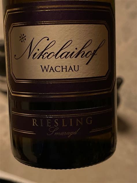 2017 Nikolaihof Riesling Smaragd Vom Stein Austria Niederösterreich