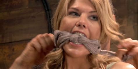 Huge Tits Sub Is Suspended On Hogtie Carissa Montgomery Tnaflix