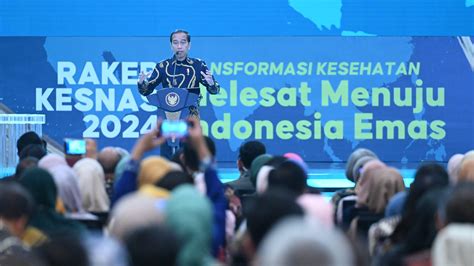 Presiden Jokowi Tekankan Peran Penting Kesehatan Wujudkan Visi