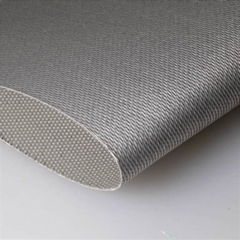 Soft Solid Silicone Coated Fiberglass Fabric High Heat Resistance