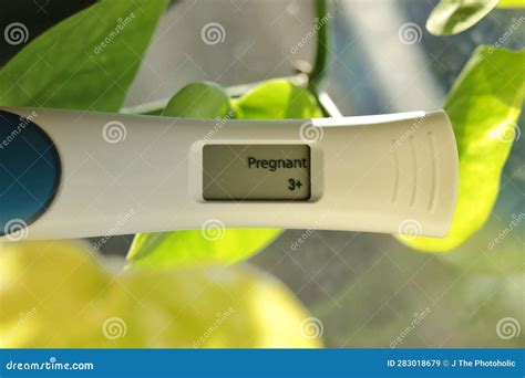 A Pregnancy Test Kit Shows Positive Pregnancy Stock Image Image Of Gynecology Hormone 283018679