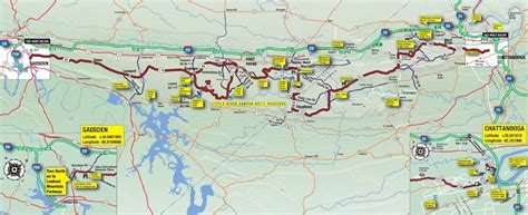 Map of the Lookout Mountain Parkway | Lookout Mountain Parkway Assn.