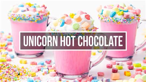 Unicorn Hot Chocolate Youtube