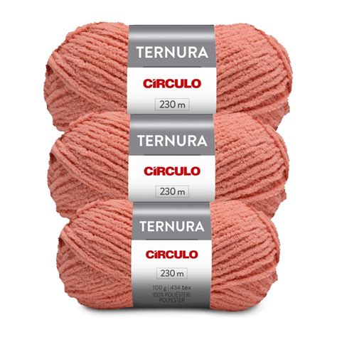 Kit 3 Novelos Fio Lã Ternura 100g Círculo Tricô Crochê Shopee Brasil