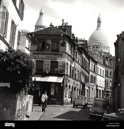 Hist Rica Una Vista De La Rue Norvins Una Calle De Adoquines En