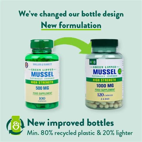 Holland Barrett Green Lipped Mussel Mg Capsules