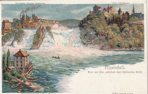 Rheinfall Litho Kaufen Auf Ricardo