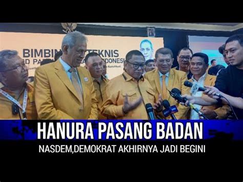 Hanura Pasang Badan Anies Demokrat Nasdem Terancam Youtube