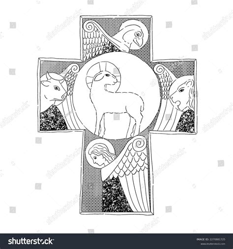 Four Evangelists New Testament Stock Vector Royalty Free 2270881725 Shutterstock