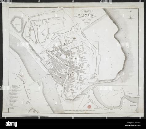A Plan Of Berwick Upon Tweed Plan Of The Town Of Berwick Upon Tweed